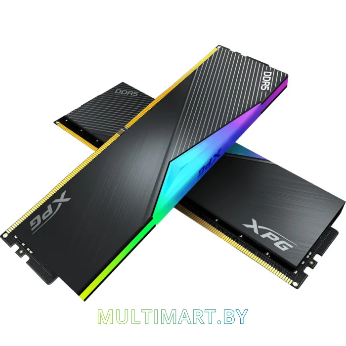 Оперативная память ADATA XPG Lancer RGB 2x16GB DDR5 PC5-51200 (AX5U6400C3216G-DCLARBK)